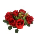 Ver imagem 6 de Kit 2 Buques de Rosas Artificiais com Rosas e Folhagens Cor:vermelho
