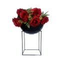 Ver mais imagens de Kit 2 Buques de Rosas Artificiais com Rosas e Folhagens Cor:vermelho