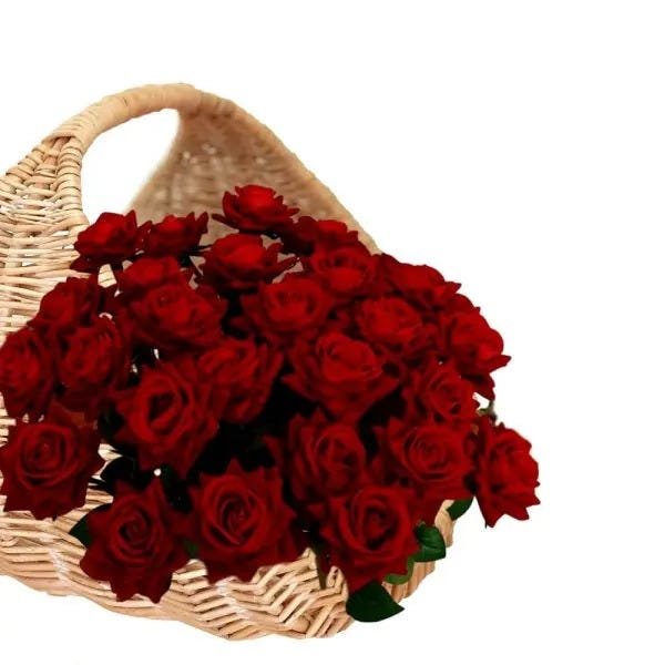 Flores Artificiais Kit 12 Galhos de Rosas Aveludadas Para Decoração e  Arranjos de Mesa - Atacado | MadeiraMadeira