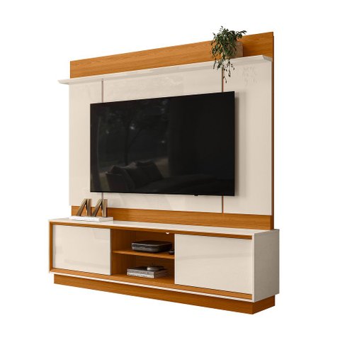 Home Theater Siena Cinamomo/Off White - Vrk Comercio On-Line