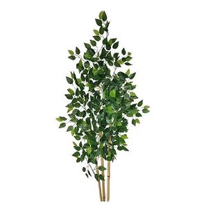 Planta Árvore Artificial Bambu Real Toque 1,6m