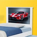 Ver imagem 2 de Bicama Solteiro Carro Sport Vermelho