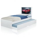 Ver imagem 3 de Bicama Solteiro Carro Sport Vermelho