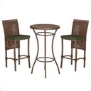 Ver imagem 1 de Mesa Bistro e 2 Banquetas Roma Marrom Corda Náutica 13 Marrom