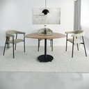 Ver imagem 1 de Conjunto 2 Cadeiras de Jantar Joy Tecido Lautrec Est.Preta