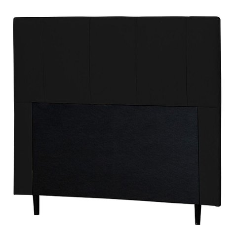 Cabeceira Cama Box Casal King Donna 193cm Corano Preto