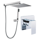 Ver imagem 1 de Kit Ducha C/ Desviador Gás 20x20 Slim e Acabamento P/ Registro Monocomando Padrão Docol 3/4 Cromado
