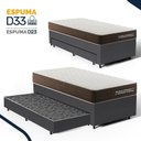 Ver imagem 6 de Cama Box Solteiro com Colchão de Espuma D33 Double Comfort + Auxiliar de Espuma Unique 88cm