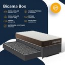 Ver imagem 7 de Cama Box Solteiro com Colchão de Espuma D33 Double Comfort + Auxiliar de Espuma Unique 88cm