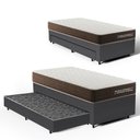 Ver imagem 1 de Cama Box Solteiro com Colchão de Espuma D33 Double Comfort + Auxiliar de Espuma Unique 88cm