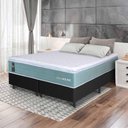 Ver imagem 1 de Cama Box Lagos Molas Ensacadas King 193x203 Preto King House