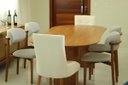 Ver imagem 1 de Sala de Jantar 2,40m Orgânica com 6 Cadeiras - Alexandria Royal - Requinte Salas