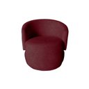 Ver imagem 4 de Kit Namoradeira + Poltrona Decorativa Beatriz Orgânica Suede Marsala