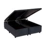 Cama Box Baú King Universal Suede Gray (186x198x35) - Costa Rica - 1