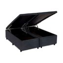 Ver imagem 1 de Cama Box Baú King Universal Suede Gray (186x198x35) - Costa Rica
