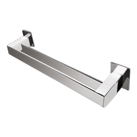 Toalheiro Duplo 60cm Inox- Metais Acessorios Banheiro Steel