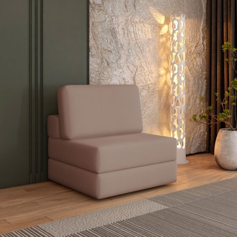 Sofá Cama À Vácuo 1 Lugar Linha Modular Flip Magic