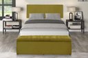 Ver imagem 2 de Kit Cabeceira e Calçadeira Vitoria 120 cm Suede Amarelo
