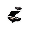 Ver imagem 5 de Cama Box Bau Casal Premium Blindada Super Reforçada Corino - Box Baú Preto - Corino