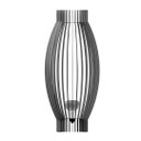 Ver imagem 1 de Abajur Grande de Chão MAGNÓLIA MDF Luminária -:Preto