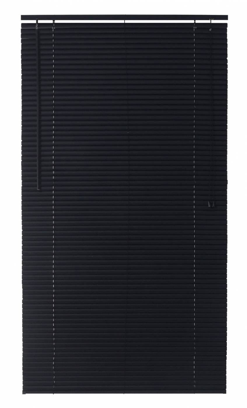 Persiana Horizontal PVC Preta 100 (L) x 160 (A) Cortina Completa C/ Kit de instalação 1,00 x 1,60 - 2
