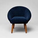 Ver imagem 4 de Kit 2 Poltronas Macia para Sala de Estar Tecido Veludo Elegante Pés de Madeira Resistente