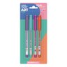 Caneta Gel Art Jocar Office Pastel + Neon 1.0mm 4 Unidades Leonora - 1