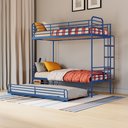 Ver imagem 1 de Treliche em Ferro Aço Carbono Tubular Teko Casatema MadeiraOriginals Azul/Álamo