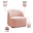 Ver imagem 3 de Poltrona Decorativa Orgânica Kit 2 Diully Bouclê E03 - D’Rossi