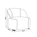 Ver imagem 4 de Poltrona Decorativa Orgânica Kit 2 Diully Bouclê E03 - D’Rossi