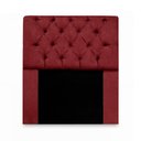 Ver imagem 2 de Kit Cabeceira Mirage + Calçadeira Baú Felix Solteiro 100cm Suede - Ecotec Decor:Vinho