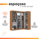 Ver imagem 6 de Quarto Modulado de Canto Madrid com 7 Portas Maxel