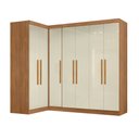 Ver imagem 1 de Quarto Modulado de Canto Madrid com 7 Portas Maxel