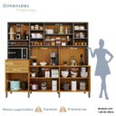 Ver imagem 4 de Cozinha Compacta 9 Portas 2 Gavetas Louvre