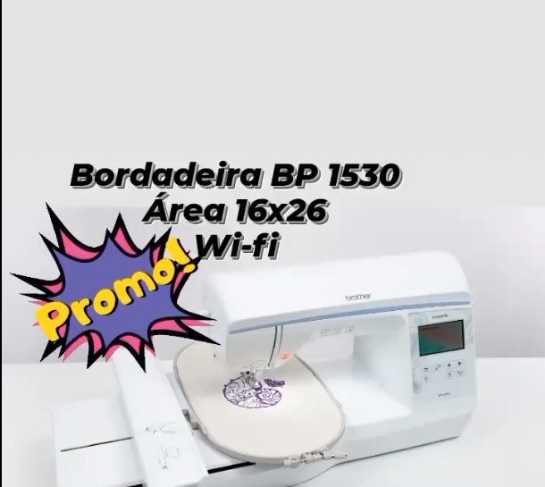 Máquina de Bordar Brother Eletrônica Bp1530 -wifi-autovolt - 6