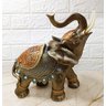 Estátua Elefante Marrom Prosperidade e Poder Espiritual 32cm - 6