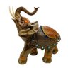 Estátua Elefante Marrom Prosperidade e Poder Espiritual 32cm - 1