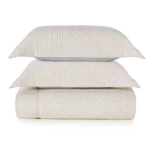 Colcha Casal Karsten com 2 Porta-Travesseiros Dantas Branco