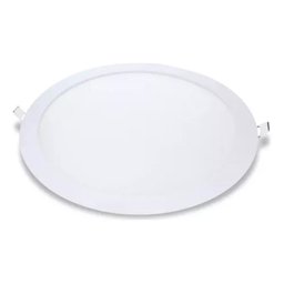 Painel Led Embutir 24w Branco Redondo 30x30 3000k Bivolt - 1