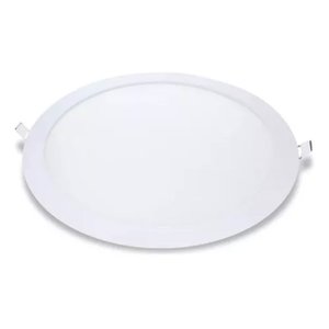 Painel Led Embutir 24w Branco Redondo 30x30 3000k Bivolt