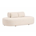 Ver imagem 1 de Sofá Orgânico 210cm Serina Bouclé Off White - Sallar Home