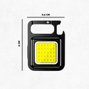 Ver imagem 7 de Lanterna Recarregável Chaveiro Multifunção Led Cob Abridor