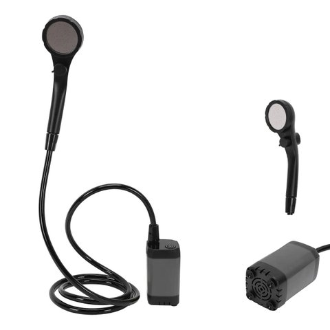 Chuveiro Eletrico Portatil Camping Acampamento Ducha com Bomba Recarregavel USB Pesca Viagem Praia C