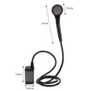 Ver imagem 2 de Chuveiro Eletrico Portatil Camping Acampamento Ducha com Bomba Recarregavel USB Pesca Viagem Praia C