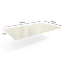 Ver imagem 6 de Mesa Cozinha Mila Premium Madeira Maciça C/ Tampo Madeirado C/ Vidro 160x90cm e 6 Cadeiras Lara