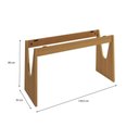 Ver imagem 7 de Mesa Cozinha Mila Premium Madeira Maciça C/ Tampo Madeirado C/ Vidro 160x90cm e 6 Cadeiras Lara