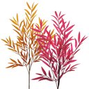 Ver imagem 1 de 02 Hastes Folhas Outono Decorativas 90cm