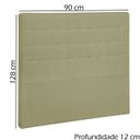 Ver imagem 4 de Cabeceira Solteiro 90 cm Lonnd Linho SL 75 Peer