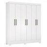 Guarda Roupa Casal 06 Portas 2 Gavetas Verso - 1