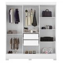 Ver imagem 3 de Guarda Roupa Casal 06 Portas 2 Gavetas Verso